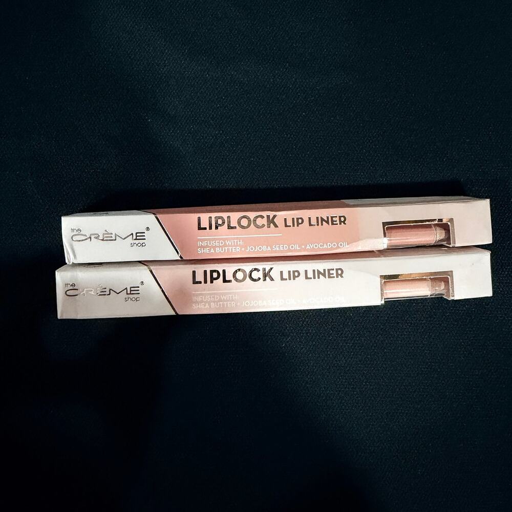 The Crème Shop Lip Lock Lip Liner x2 shades Nude? and Desert Retreat- NEW